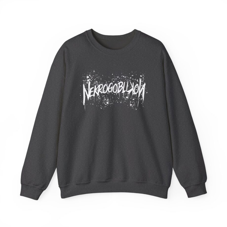 Nekrogoblikon Goblin Mode Raglan Unisex Heavy Blend Crewneck Sweatshirt