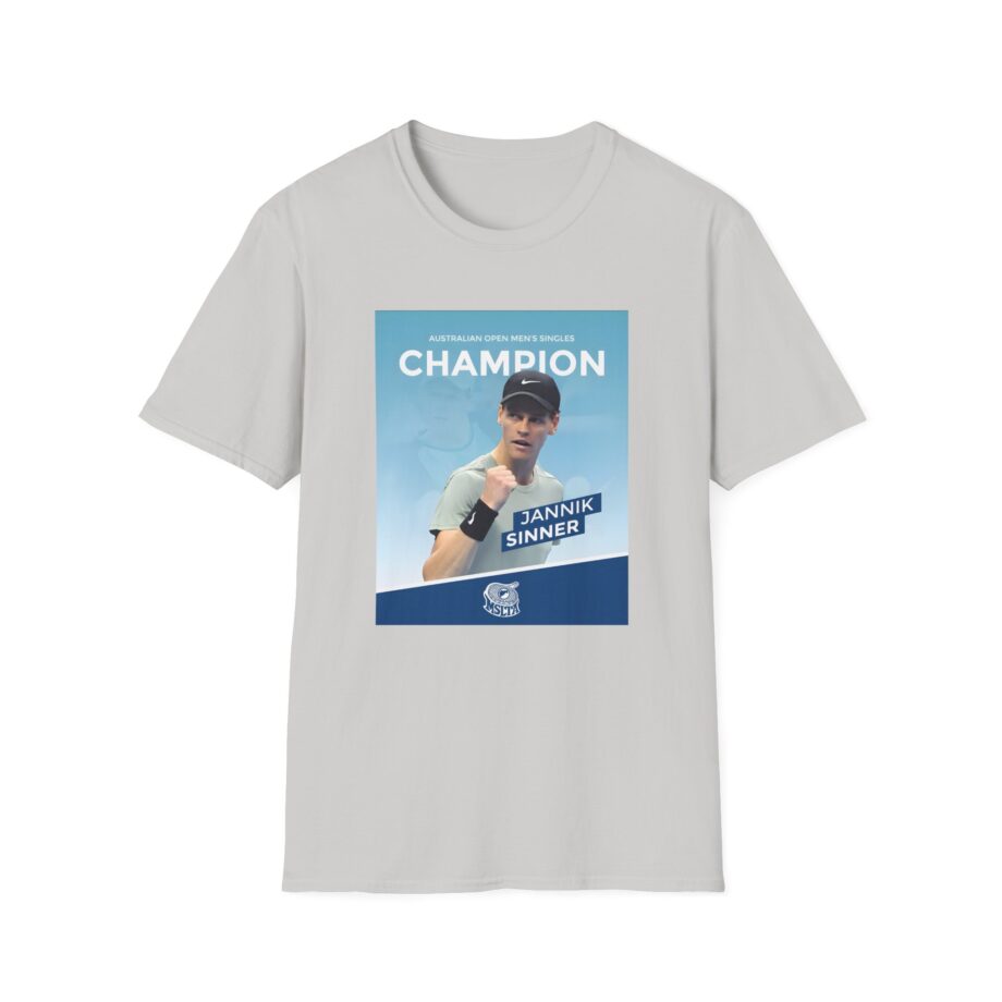 Jannik Sinner Australian Open Men's Singles Champion 2025 Unisex Softstyle T-Shirt