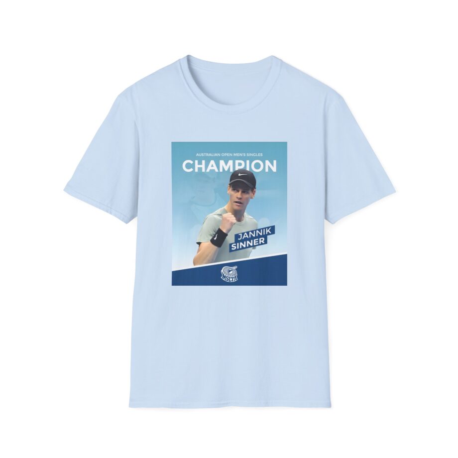 Jannik Sinner Australian Open Men's Singles Champion 2025 Unisex Softstyle T-Shirt