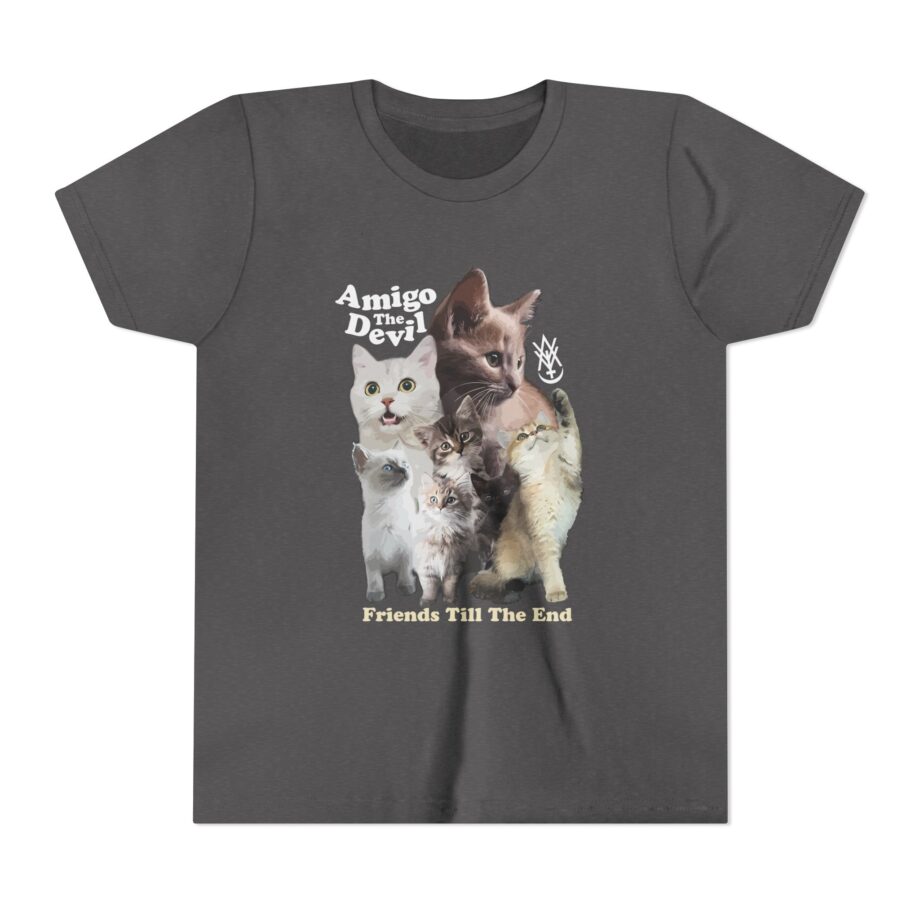 Amigo the Devil  Too Many Puppies Youth Short Sleeve Tee