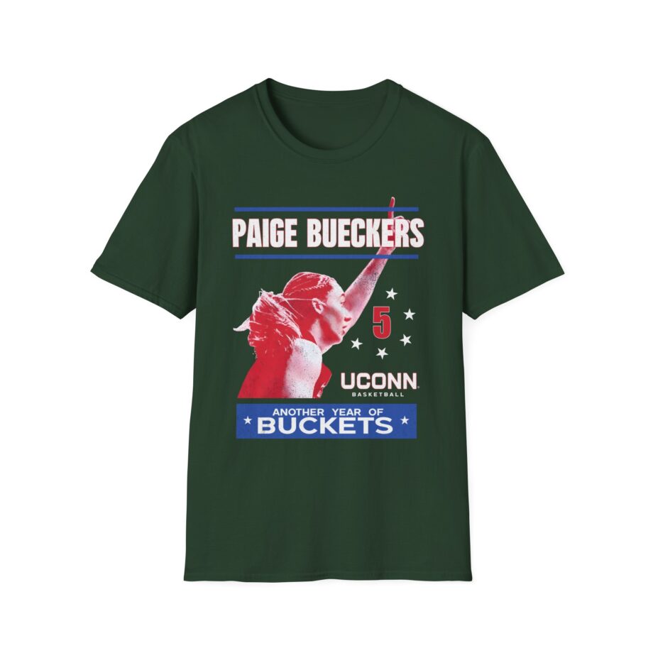 Paige Bueckers Run It Back Drop Unisex Softstyle T-shirt