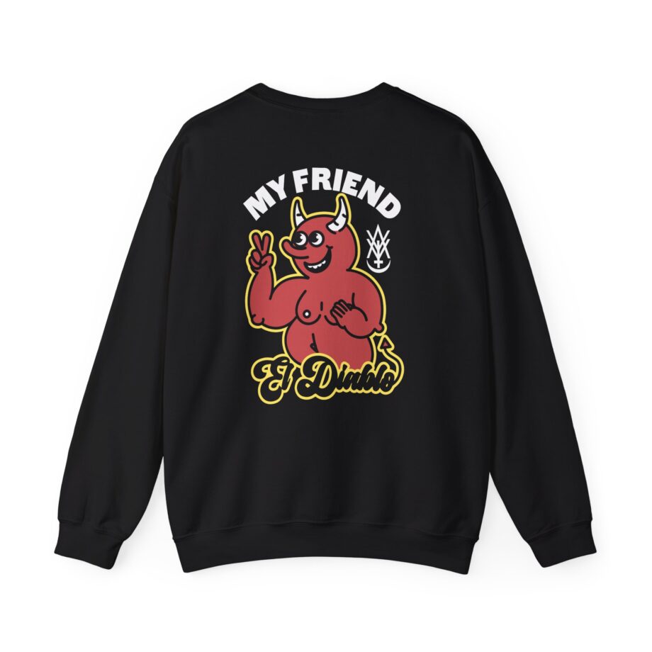 Amigo the Devil El Diablo Unisex Heavy Blend Crewneck Sweatshirt