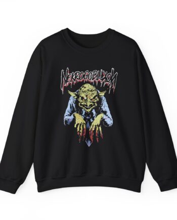 Nekrogoblikon Bloody Fingers Unisex Heavy Blend Crewneck Sweatshirt