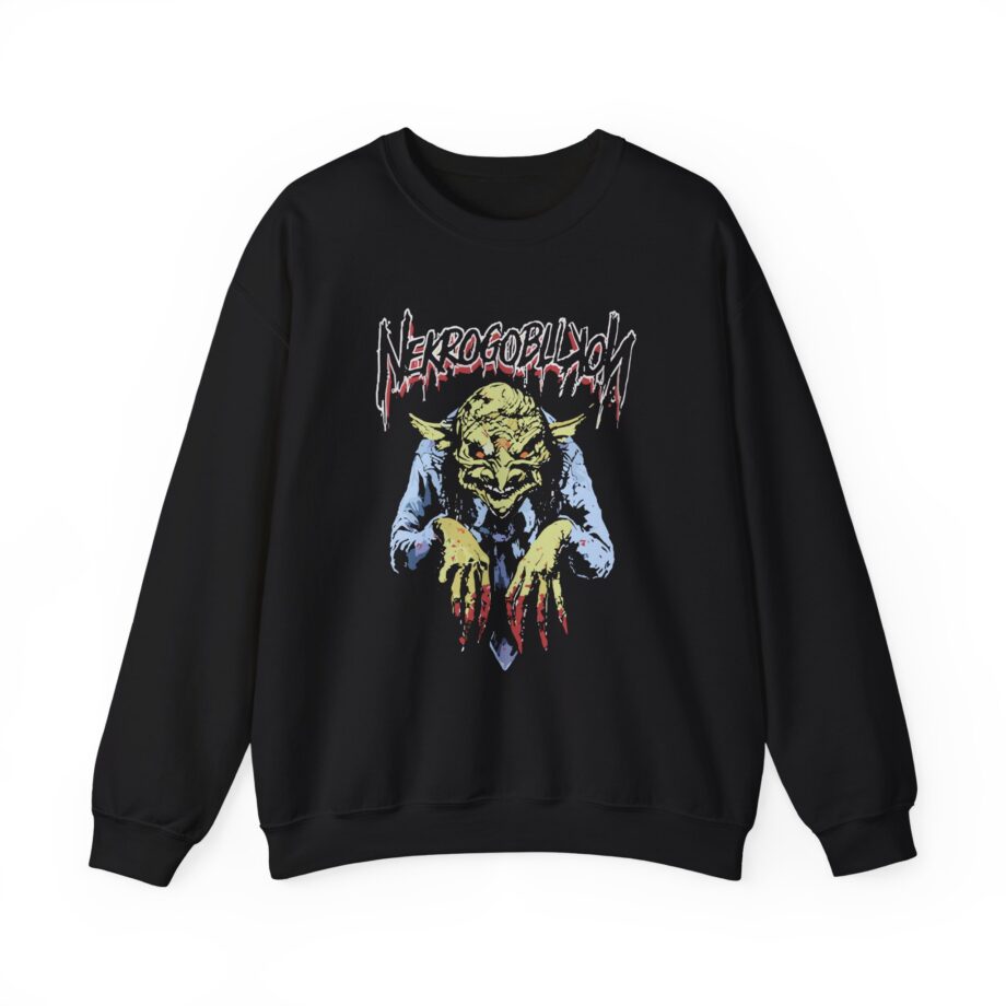 Nekrogoblikon Bloody Fingers Unisex Heavy Blend Crewneck Sweatshirt