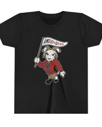Amigo The Devil Go Evil Mascot Youth Short Sleeve Tee