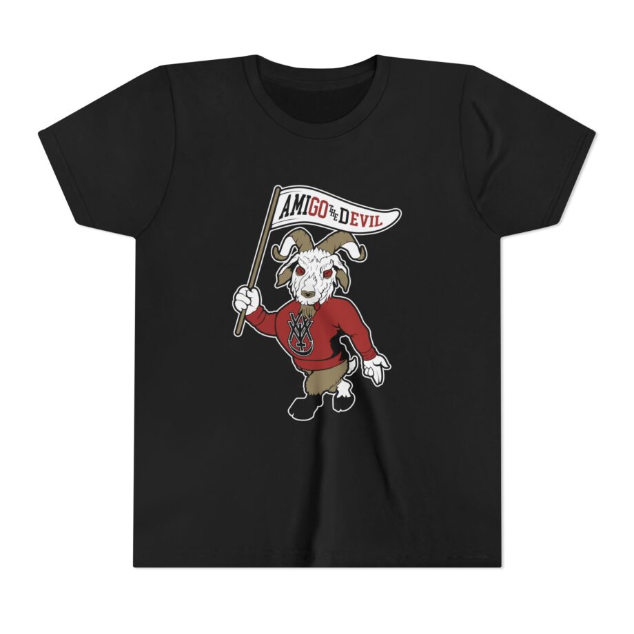 Amigo The Devil Go Evil Mascot Youth Short Sleeve Tee