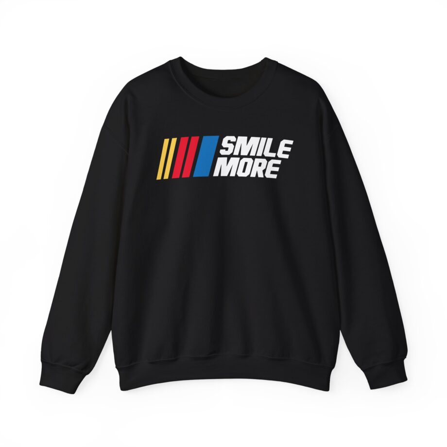 Roman Atwood Smile More Racing Unisex Heavy Blend Crewneck Sweatshirt