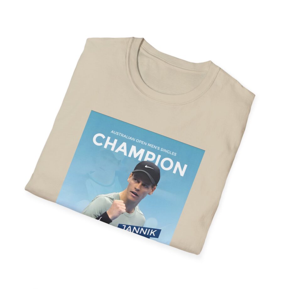 Jannik Sinner Australian Open Men's Singles Champion 2025 Unisex Softstyle T-Shirt