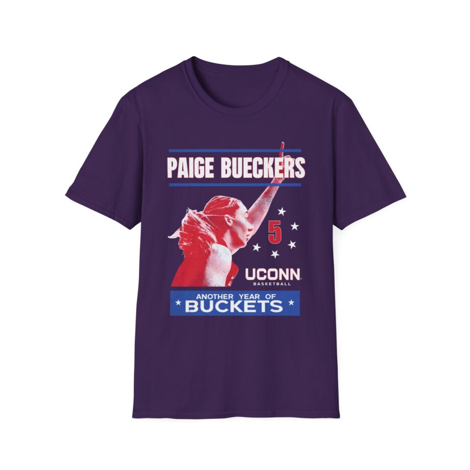 Paige Bueckers Run It Back Drop Unisex Softstyle T-shirt