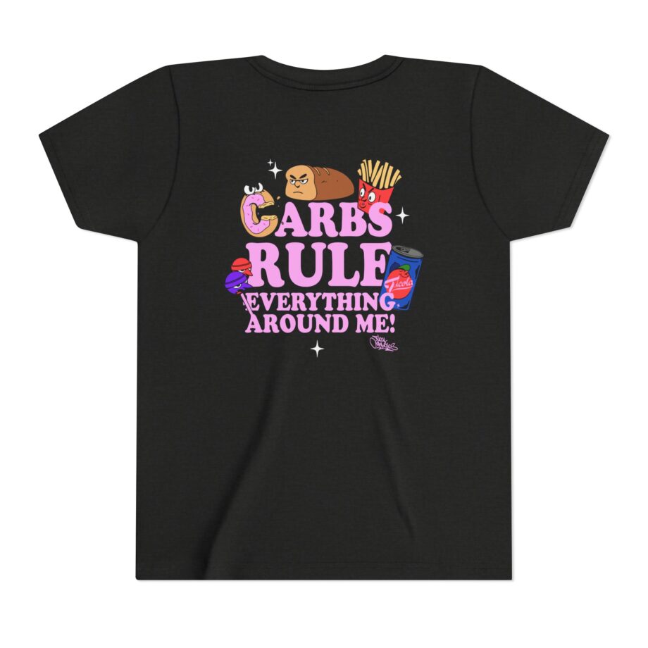 Method Man Carbs Rule Everything Around Me Youth Short Sleeve Tee