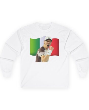 Jannik Sinner Italian Tennis Star Fan Unisex Ultra Cotton Long Sleeve Tee