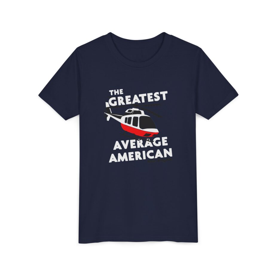 The Greatest Average American Nate Bargatze Youth Short Sleeve Tee