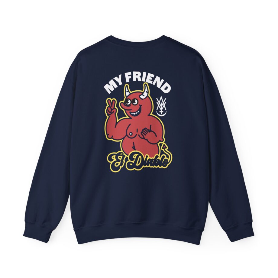 Amigo the Devil El Diablo Unisex Heavy Blend Crewneck Sweatshirt