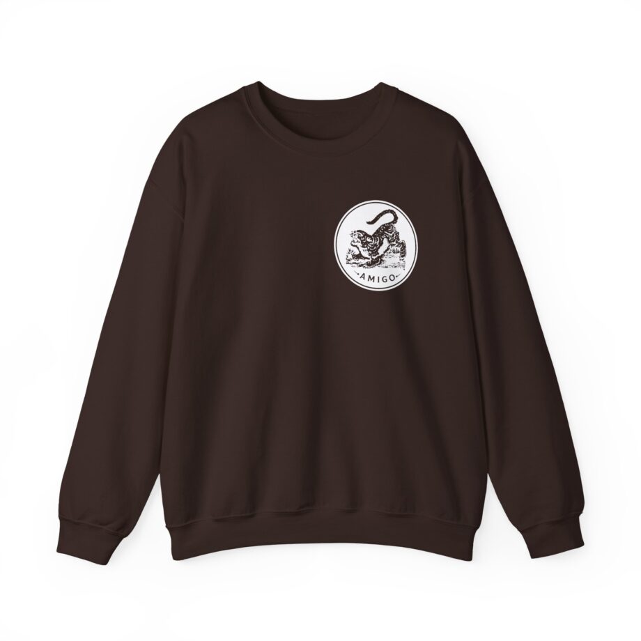 Amigo the Devil Tiger Unisex Heavy Blend Crewneck Sweatshirt