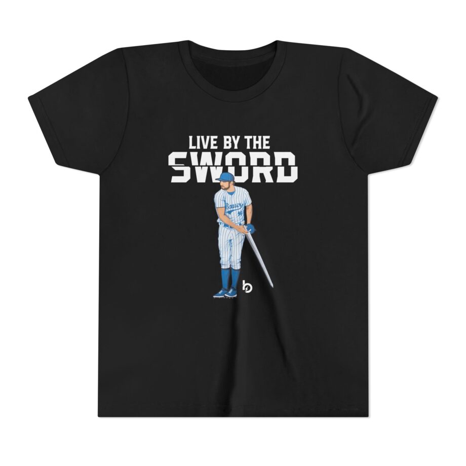 Trevor Bauer Live By The Sword Youth Short Sleeve Tee