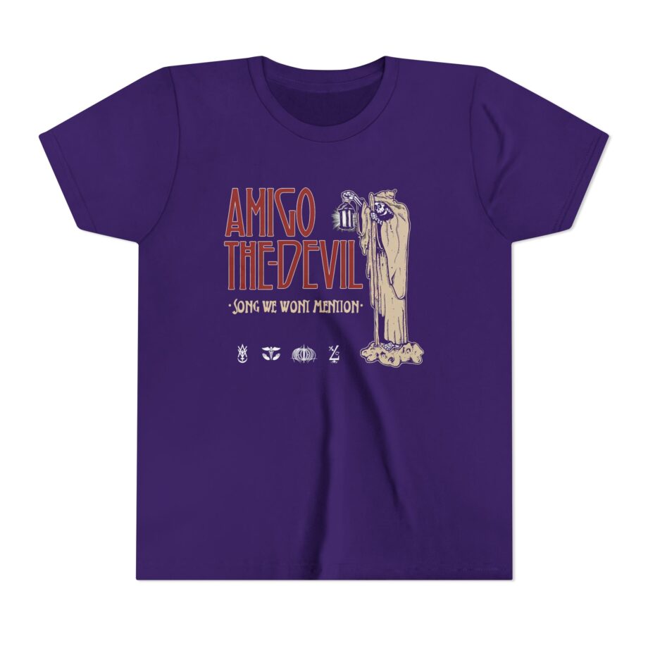 Amigo the Devil Song We Won't Mention Youth Short Sleeve Tee