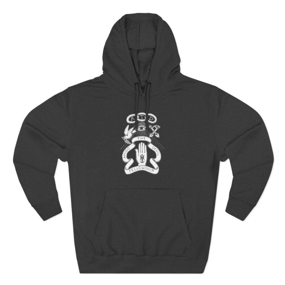 Amigo the Devil  Fellowship Three-Panel Fleece Hoodie