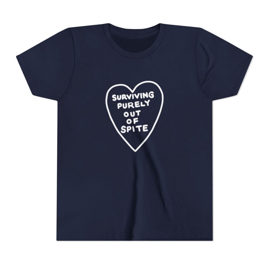 Elyse Myers Surviving Purely Out of Spite Youth Short Sleeve Tee