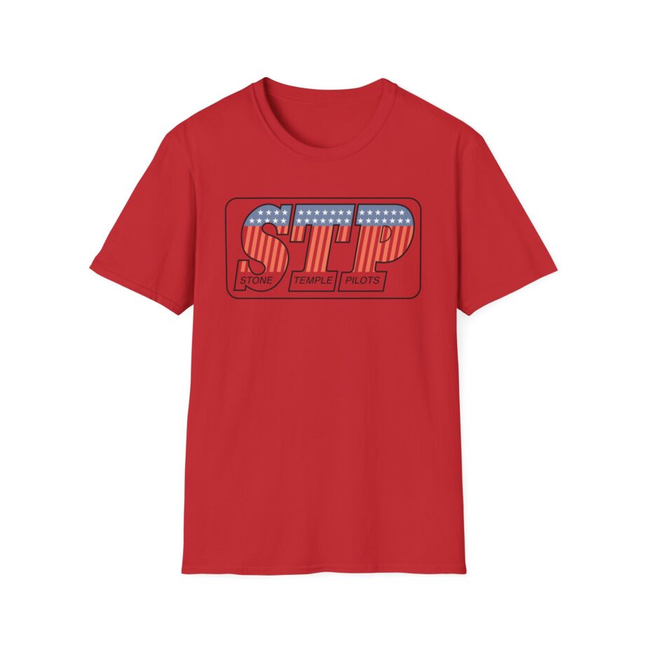 Stone Temple Pilots Stars & Stripes Ringer Unisex Softstyle T-Shirt