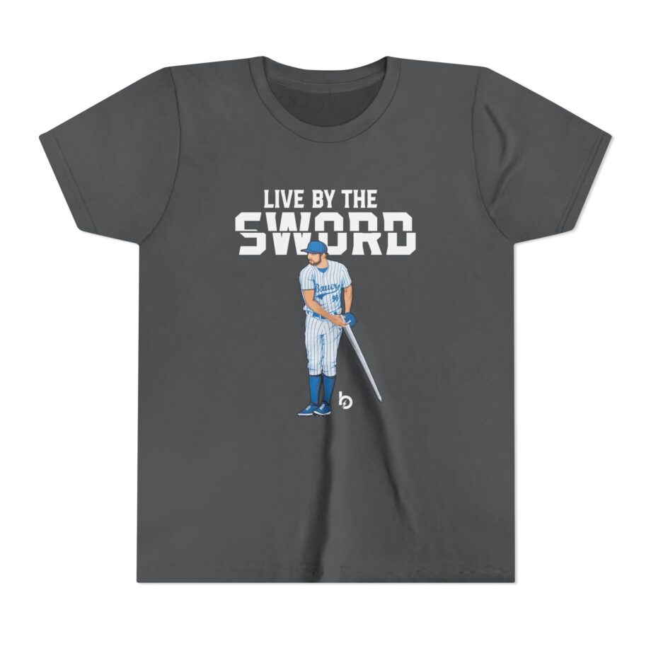 Trevor Bauer Live By The Sword Youth Short Sleeve Tee