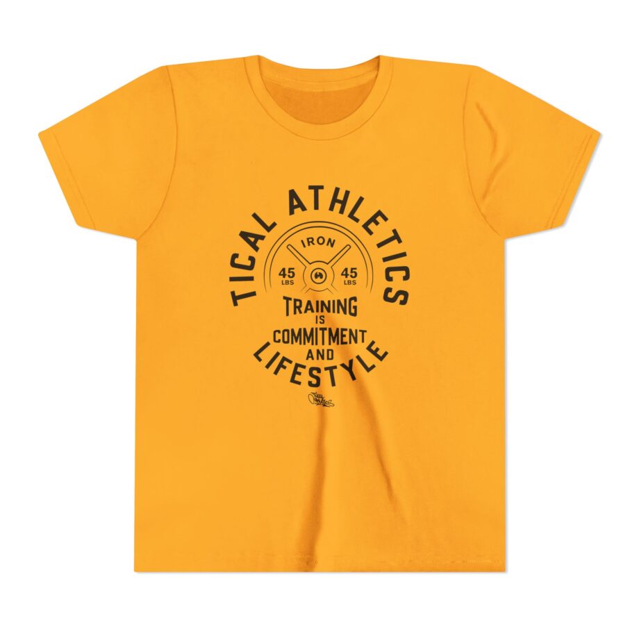 Method Man Training is Commitment and Lifestyle Tical Athletic Youth Short Sleeve Tee