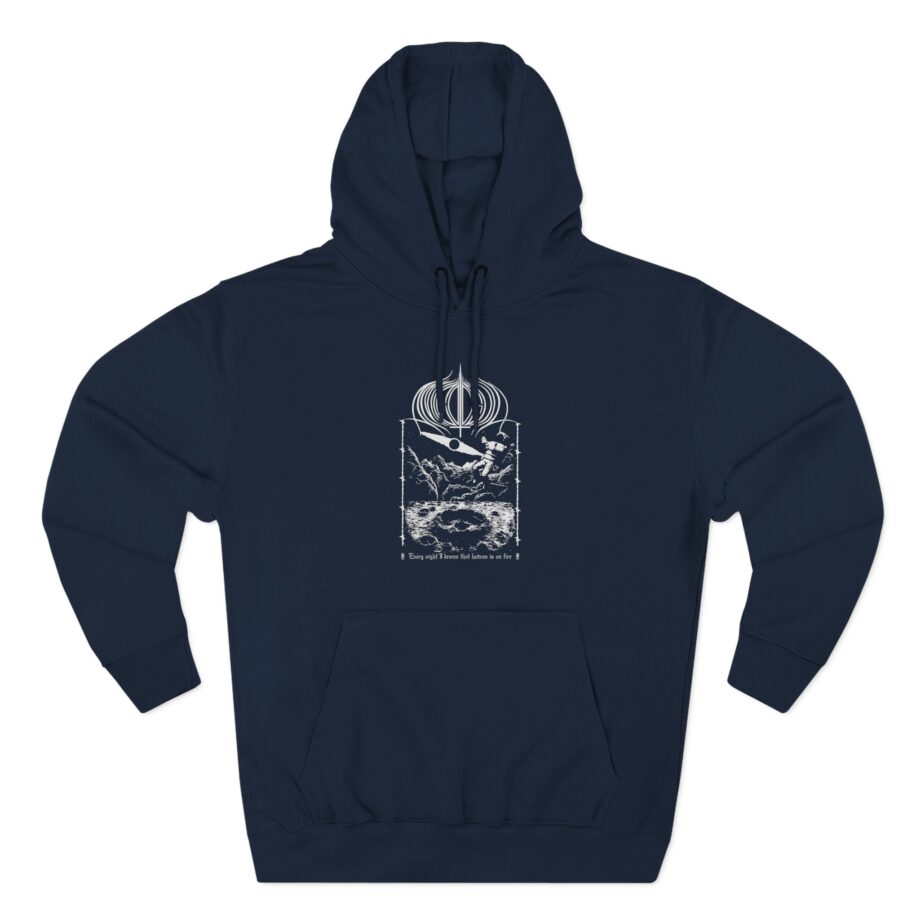 Amigo The Devil  Heavens On Fire Three-Panel Fleece Hoodie