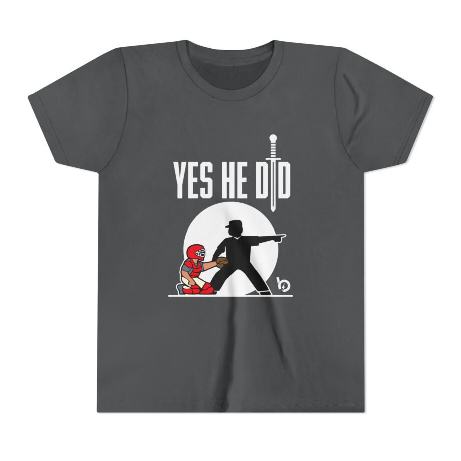 Trevor Bauer Yes He Did Youth Short Sleeve Tee