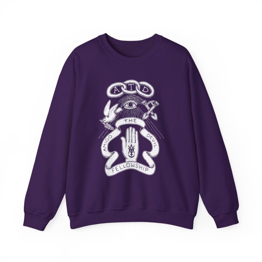 Amigo the Devil  Fellowship Unisex Heavy Blend Crewneck Sweatshirt