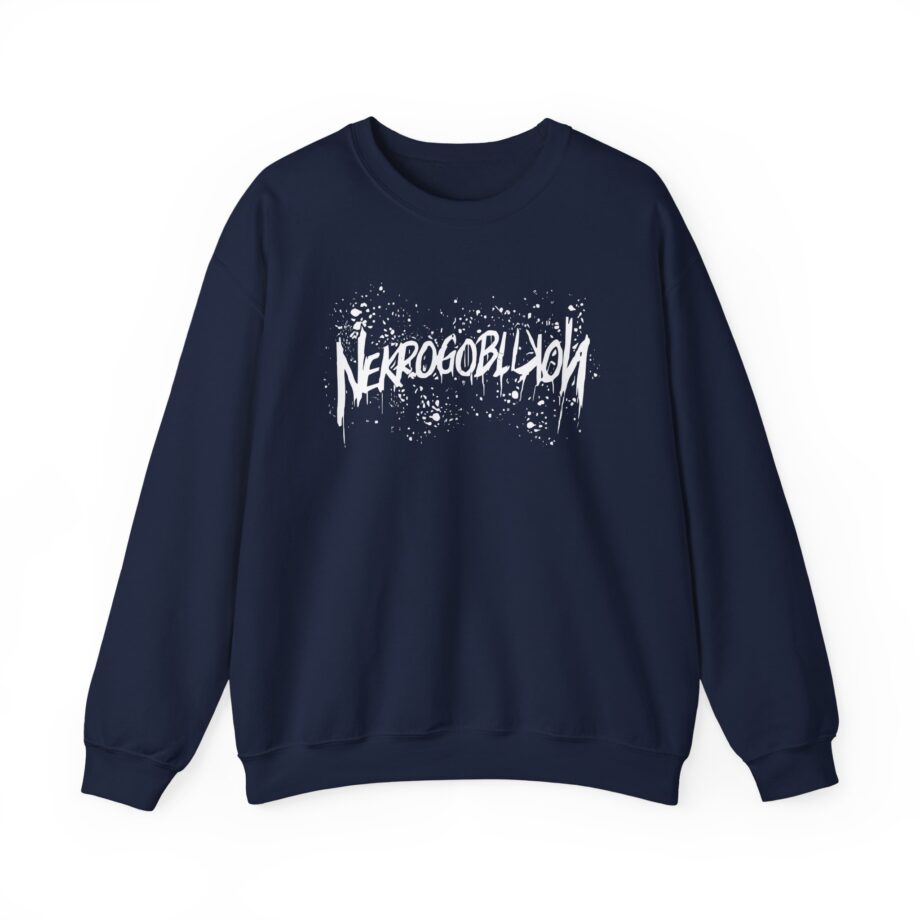 Nekrogoblikon Goblin Mode Raglan Unisex Heavy Blend Crewneck Sweatshirt