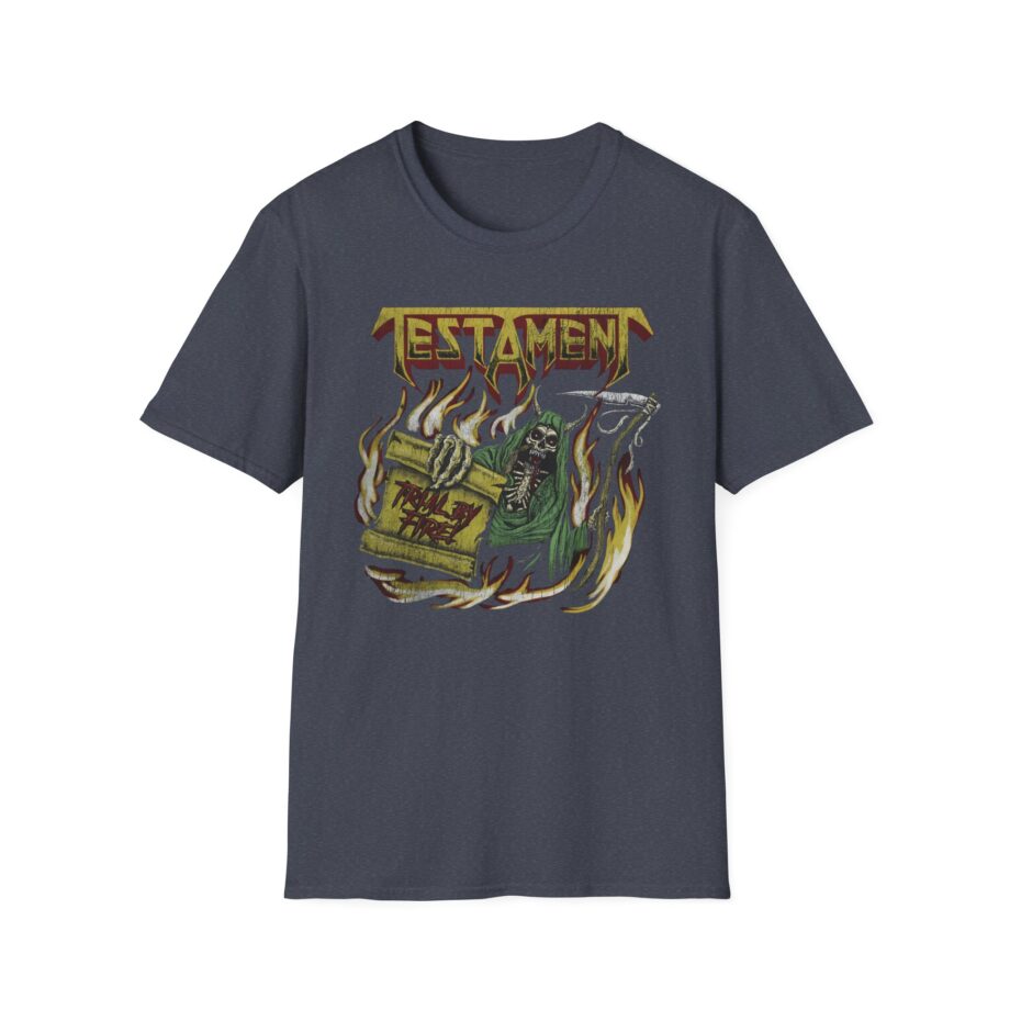 Testament Trial by Fire Unisex Softstyle T-Shirt