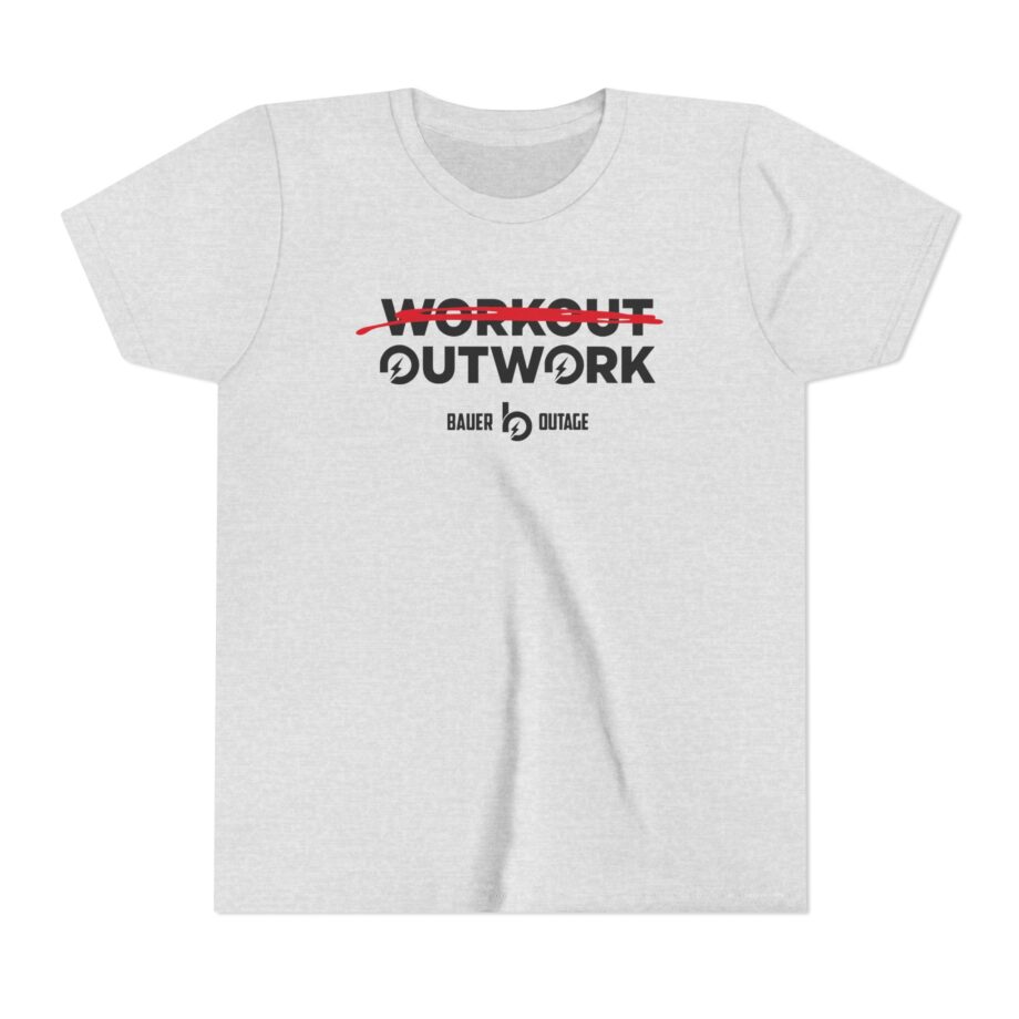 Trevor Bauer Outwork Workout Youth Short Sleeve Tee