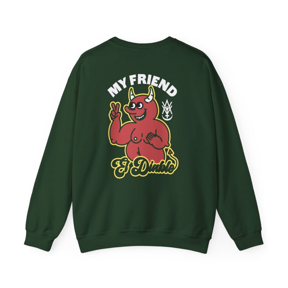Amigo the Devil El Diablo Unisex Heavy Blend Crewneck Sweatshirt