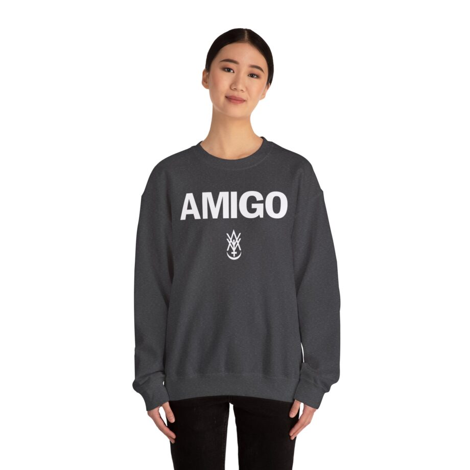 Amigo the Devil Safe for Work Unisex Heavy Blend Crewneck Sweatshirt