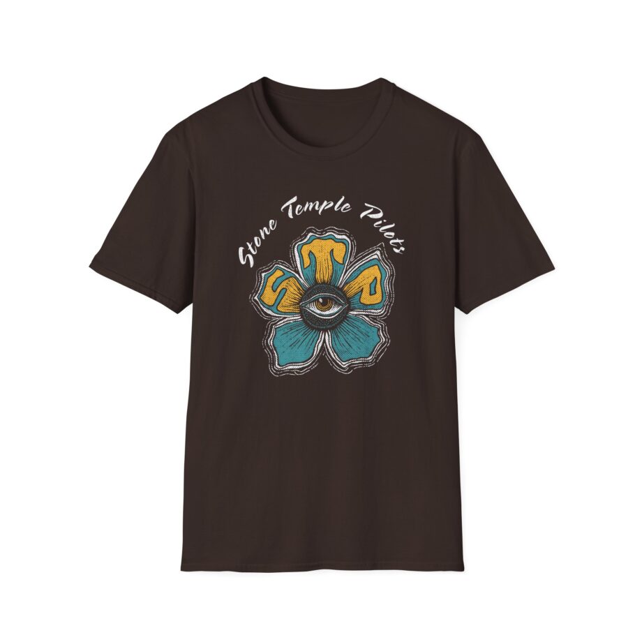 Stone Temple Pilots Eye Flower Unisex Softstyle T-Shirt