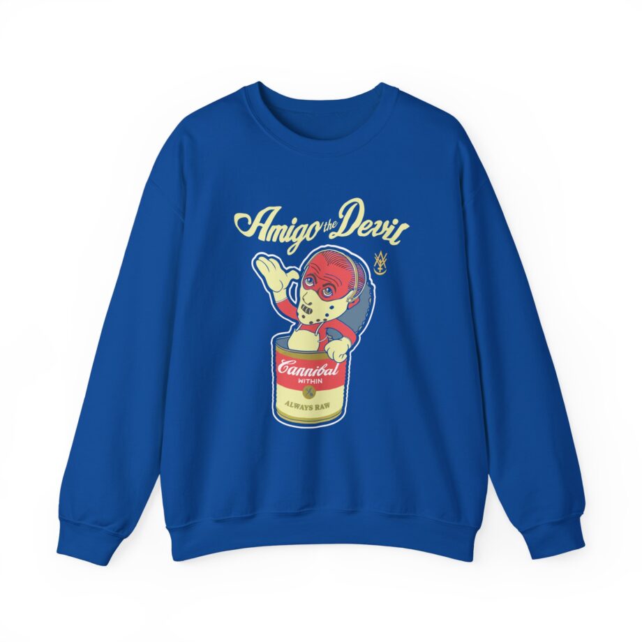 Amigo the Devil Canibal Within Unisex Heavy Blend Crewneck Sweatshirt