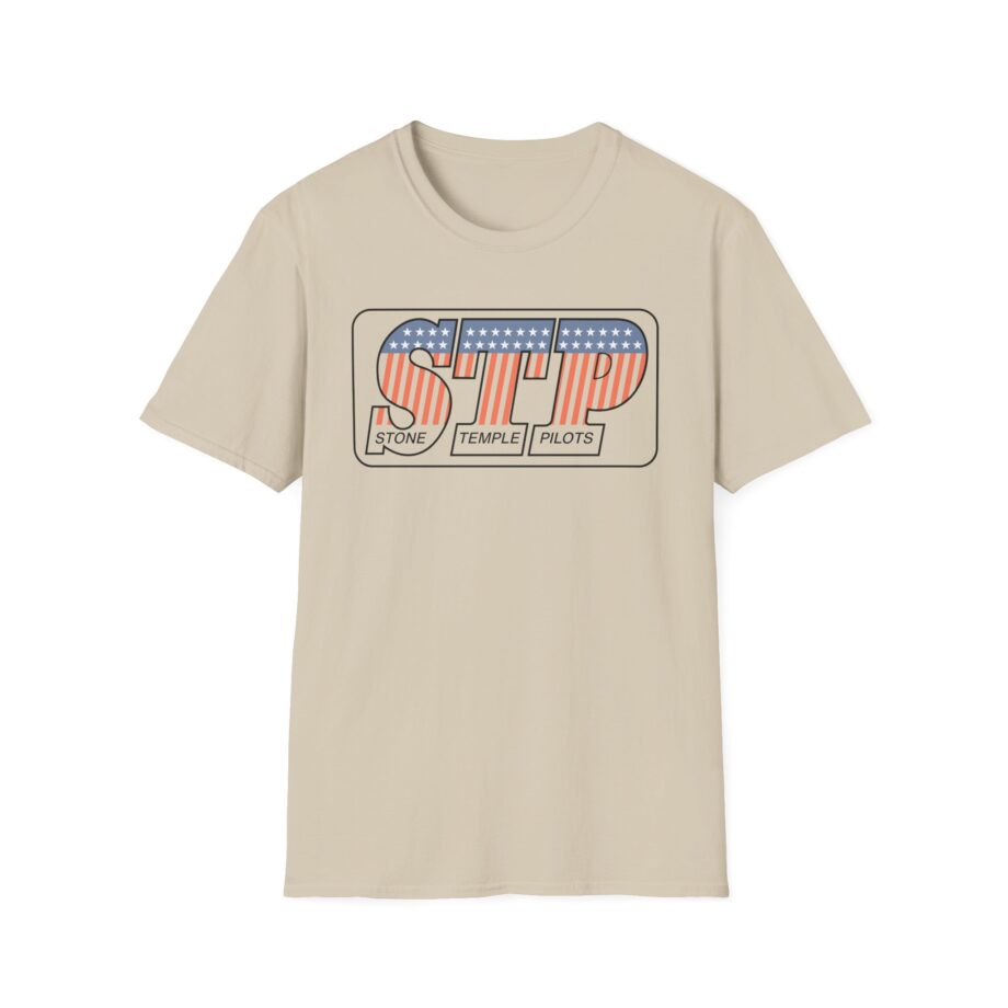 Stone Temple Pilots Stars & Stripes Ringer Unisex Softstyle T-Shirt