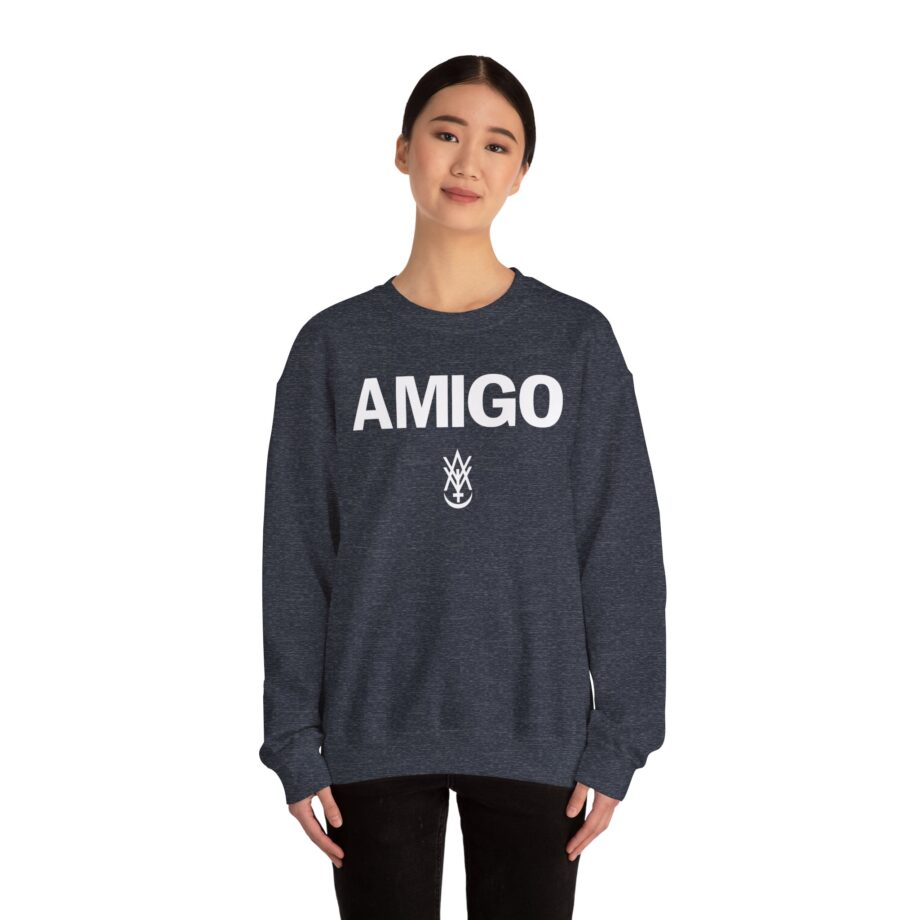 Amigo the Devil Safe for Work Unisex Heavy Blend Crewneck Sweatshirt