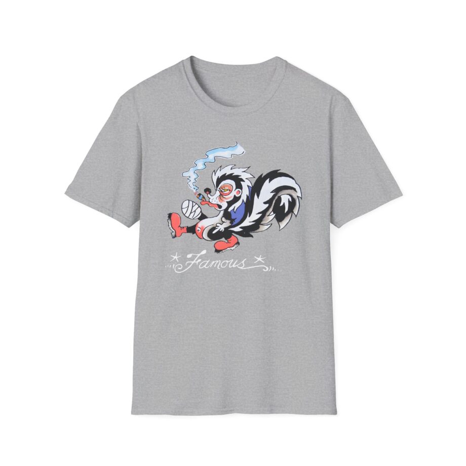 Kim Petras Famous Skunk Boxy Unisex Softstyle T-shirt