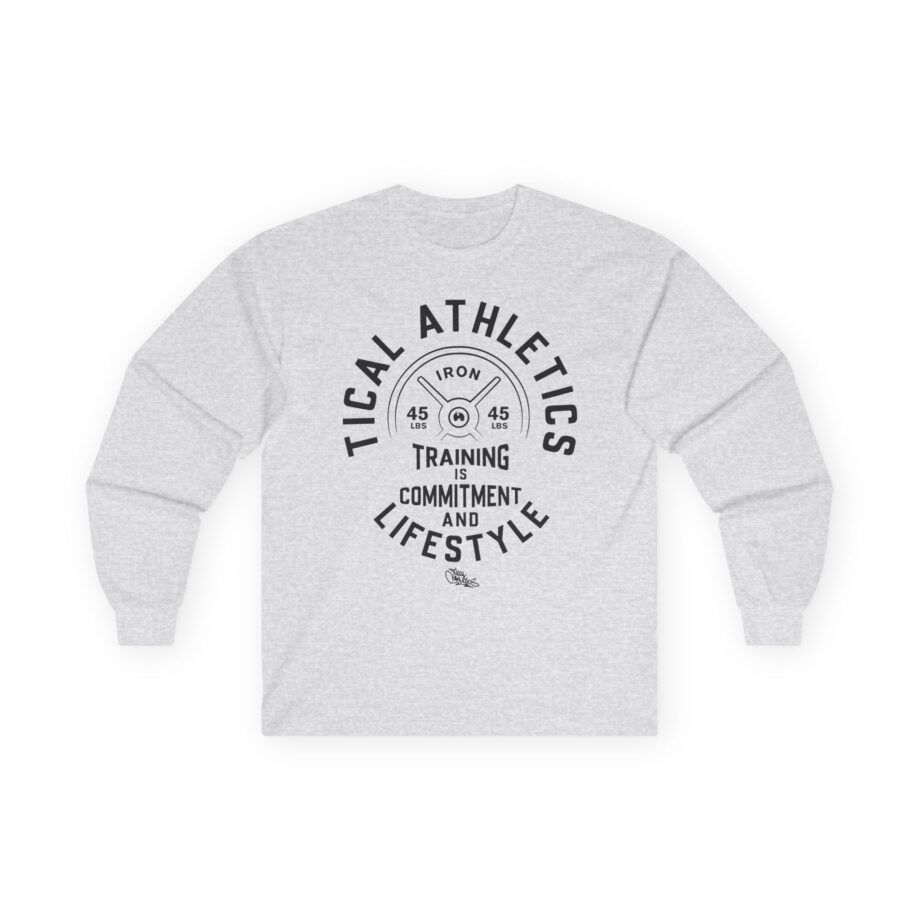 Method Man Training is Commitment and Lifestyle Tical Athletic Unisex Ultra Cotton Long Sleeve Tee