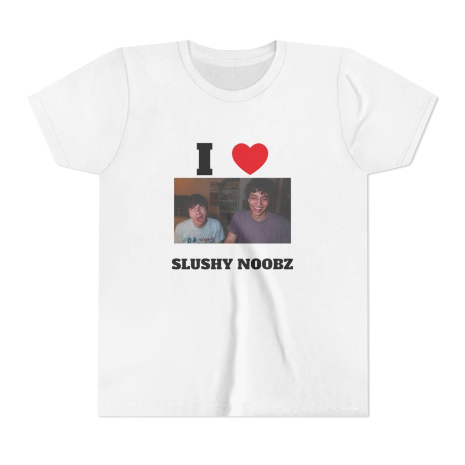 I Heart Slushy Noobz Youth Short Sleeve Tee