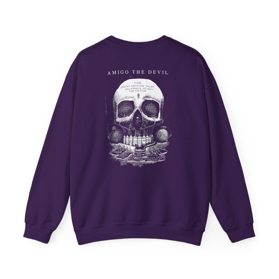 Amigo the Devil Tiger Unisex Heavy Blend Crewneck Sweatshirt
