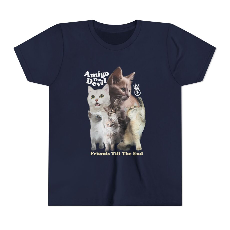 Amigo the Devil  Too Many Puppies Youth Short Sleeve Tee