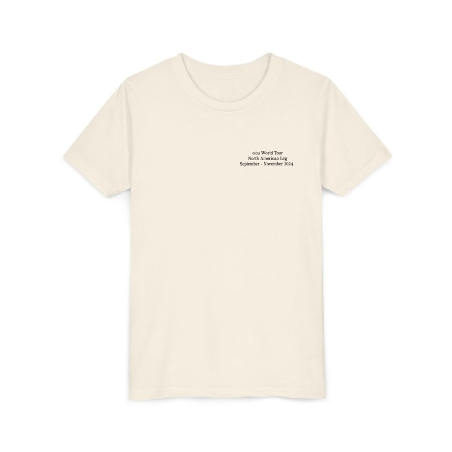Wave to Earth 0.03 NA Tour  Youth Short Sleeve Tee