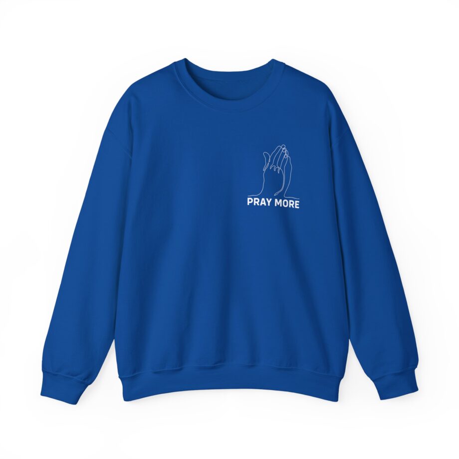 Roman Atwood Pray More Unisex Heavy Blend Crewneck Sweatshirt