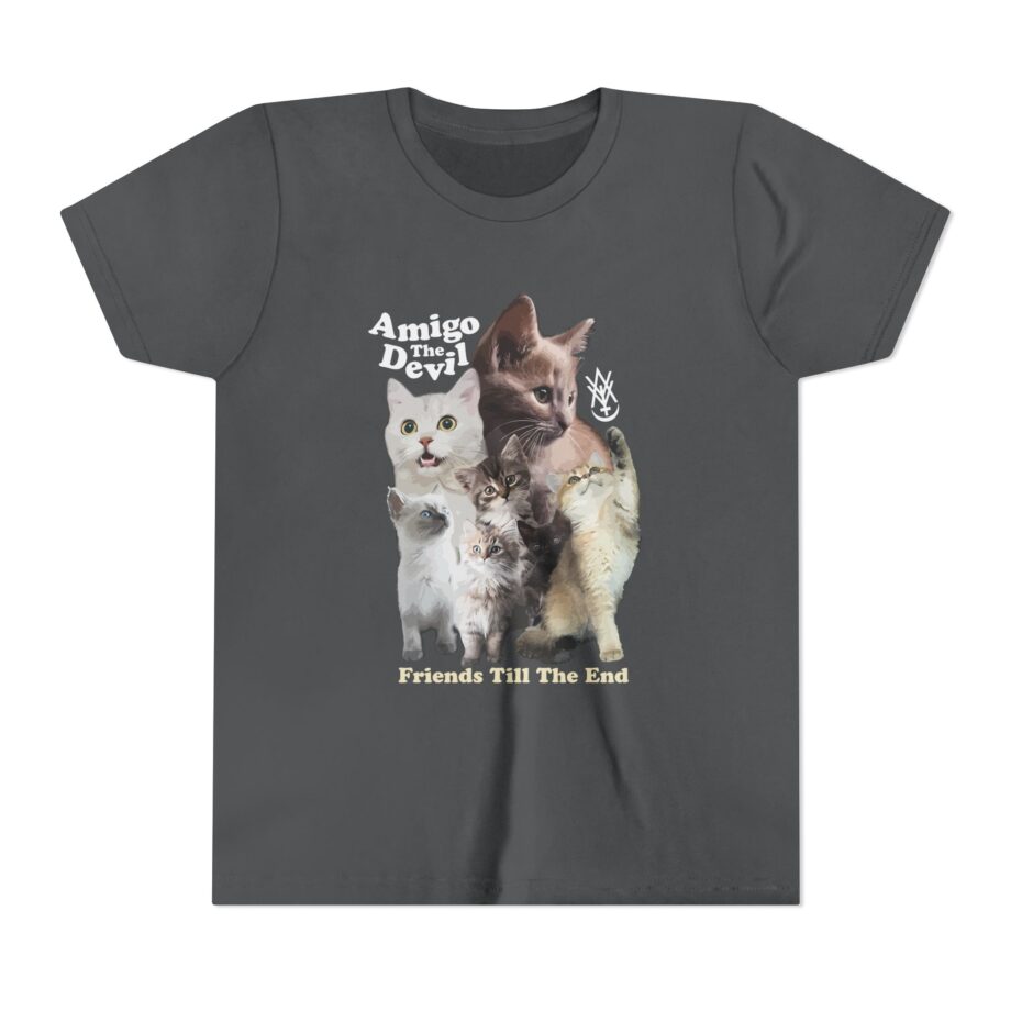 Amigo the Devil  Too Many Puppies Youth Short Sleeve Tee