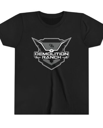 Monochrome Shield Youth Short Sleeve Tee