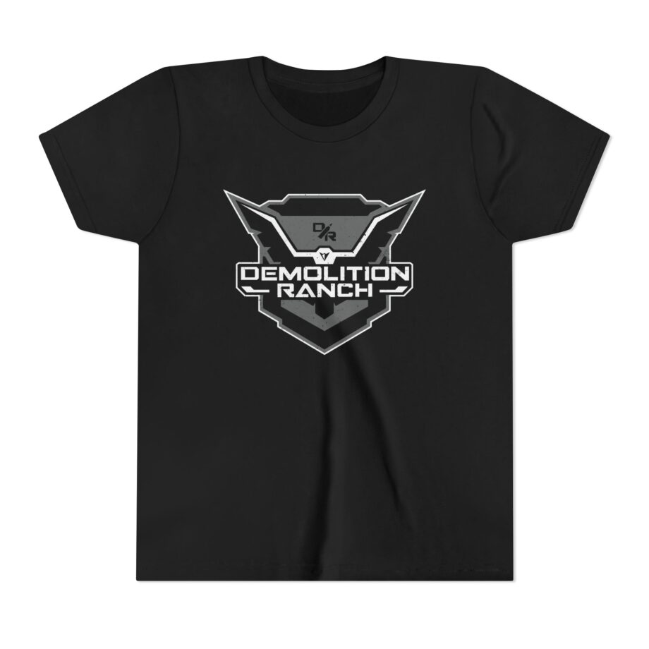Monochrome Shield Youth Short Sleeve Tee