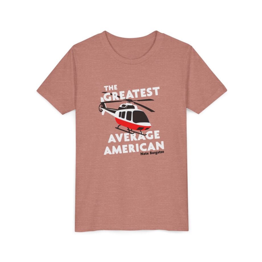 The Greatest Average American Nate Bargatze Youth Short Sleeve Tee