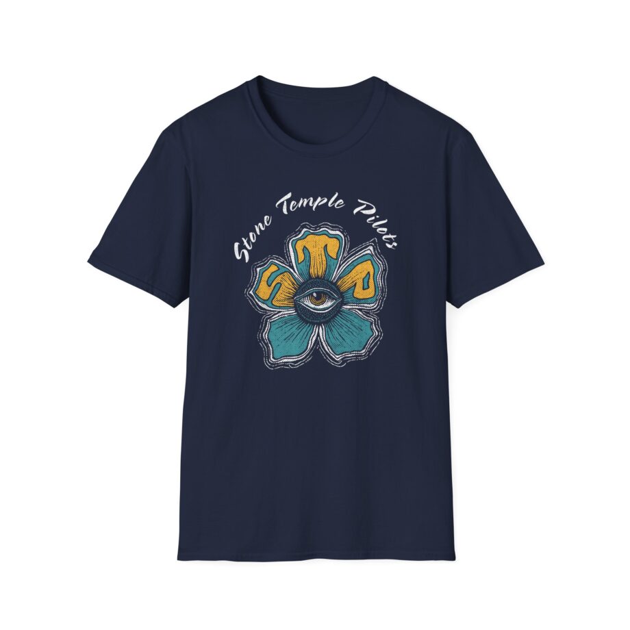 Stone Temple Pilots Eye Flower Unisex Softstyle T-Shirt