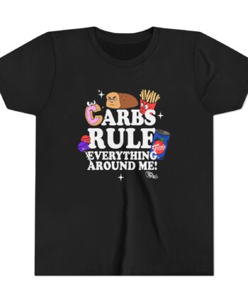 Method Man Carbs Rule Everything Around Me Youth Short Sleeve Tee